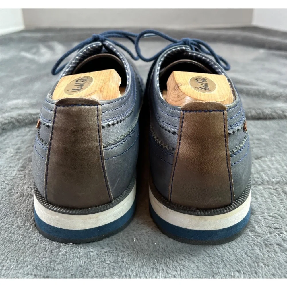Pikolinos Wingtip Oxford Shoes Mens 42/9 Blue M0K-4208 Nautic
